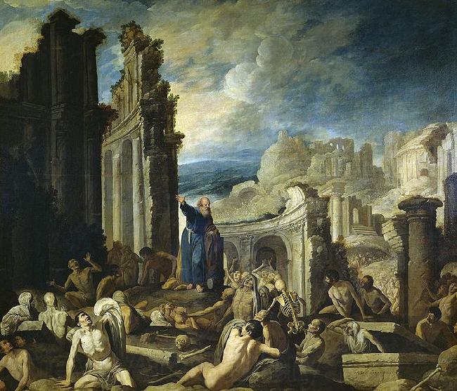 COLLANTES, Francisco Vision of Ezekiel France oil painting art